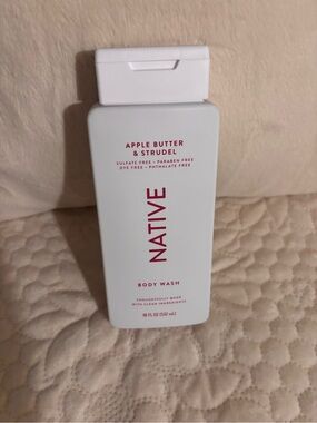 Limited edition Apple Butter & Strudel Body Wash from native